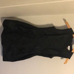 Black brocade Calvin Klein dress ❄️